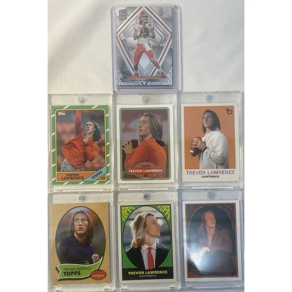 lot of 7 Trevor Lawrence Rookie Cards
